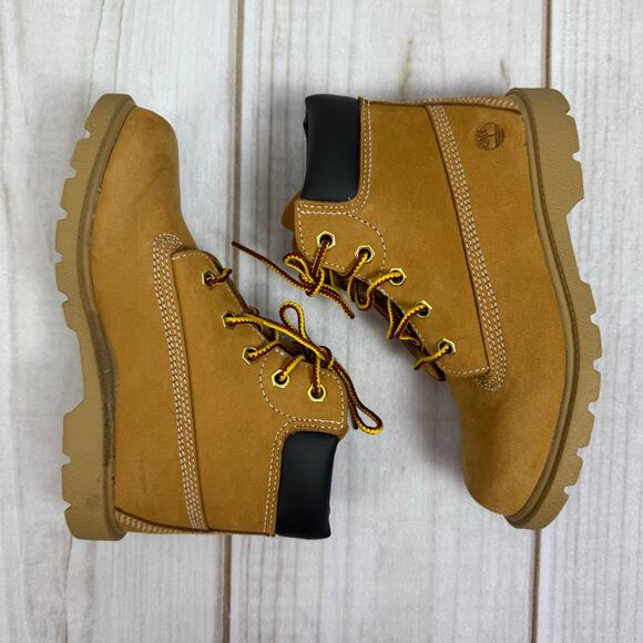 Timberland Toddler Wheat Nubuck Leather 6" Ankle Boots 12C - Picture 2 of 7